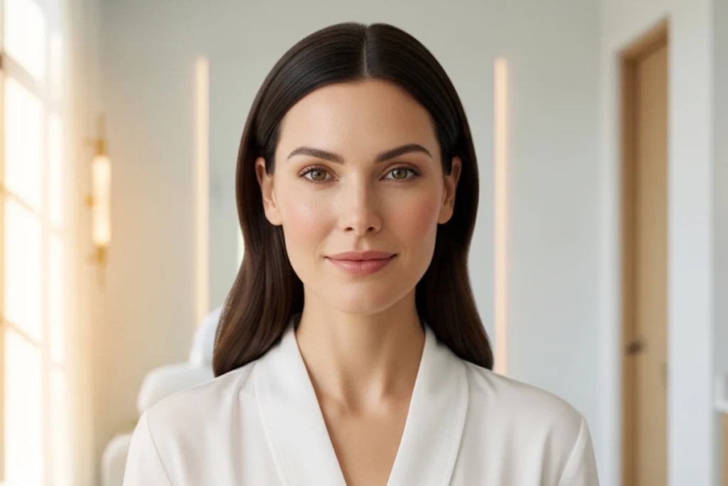 Natural, refined portrait representing subtle aesthetic results for North Side Hill clients.