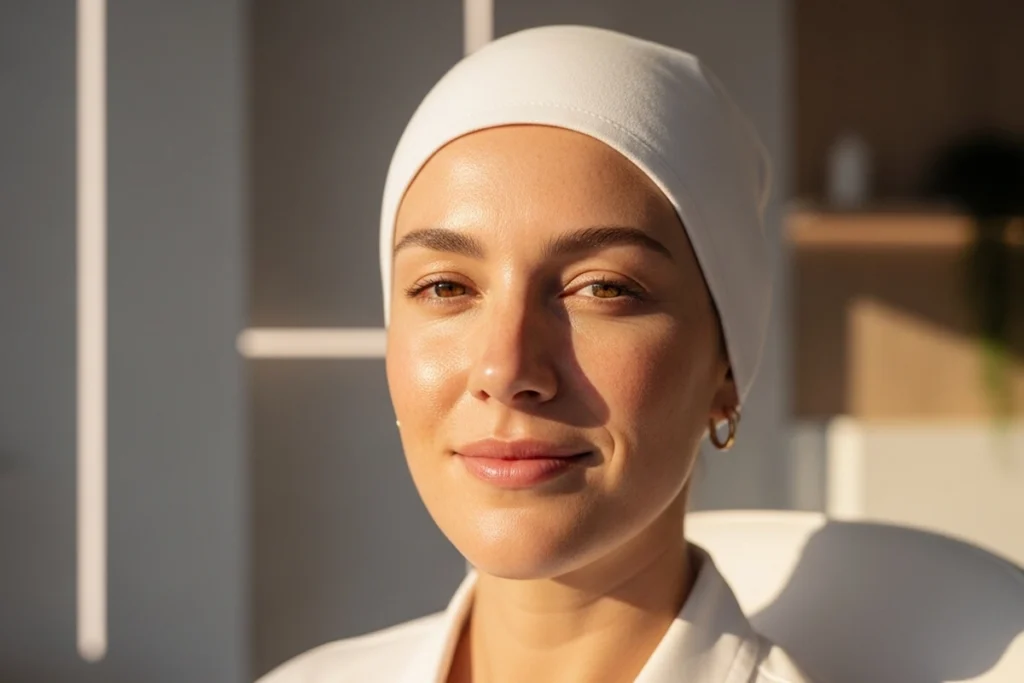 Natural, refined portrait representing subtle aesthetic results for Upper Westside clients.